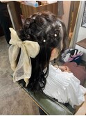 ヘアセット/ヘアメイク/巻きおろし/逆毛/卒業式[新宿/新宿駅]