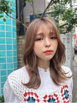 フォルテレイ 青山(FORTE Lei) 明るめチョコレートカラーで大人ガーリースタイル