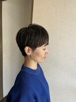 ヘアスペースブルーム エボリューション 庄内店(HAIR SPACE BLOOM evolution) 【庄内/ショート】マニッシュショート・白髪ぼかしハイライト