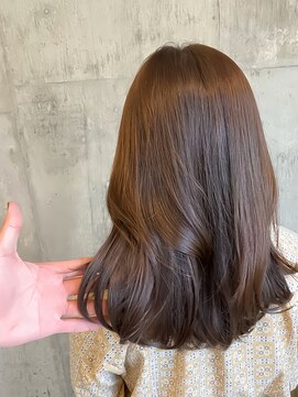 ハーフアンドハーフ(HALF and HALF) オリーブベージュ/ローレイヤー/レイヤーカット