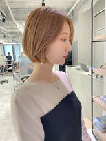 キートス(Kiitos)&nbsp;ショートボブマッシュショートミルクティーベージュ