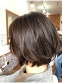 柔らかい大人ショートボブ