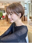 マッシュショート/ショートヘア/耳掛けショート/30代40代50代