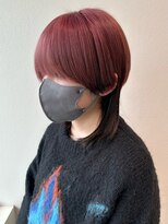 サラ ビューティー サイト 古賀店(SARA Beauty Sight) アンブレラカラー/ウルフ/デザインカラー/ピンク/10代20代30代