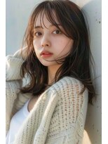 ラナ 新宿(lana)&nbsp;ミディアムレイヤー/レイヤーカット/顔まわり【lana hair 新宿】