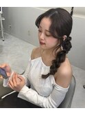 【sakura】前髪なしアレンジ