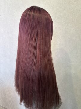 イリエ 川口(irier) ブリーチありのダブルカラー☆ピンクカラー