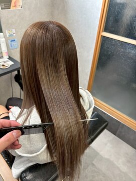 ウル バイ ドット(ulu by dot.) 【かがみ】髪質改善トリートメント/マロンベージュ[町田駅]