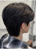 韓国マッシュセンターパートニュアンスパーマダウンパーマカルマ