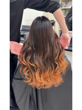 アライブ ハラジュク(ALIVE harajuku) 【Rikuto限定】バレイヤージュ　シャドールーツ　エンドカラー