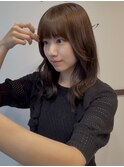 フェイスレイヤーカット/モカブラウン/Aujuaトリートメント