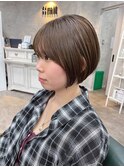 ショートボブ/ショート/コンパクトショート