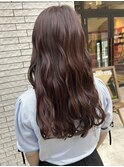 【トガシ】艶髪ピンクブラウン