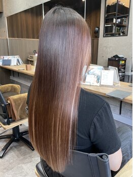 リラスヘアー(RILAS HAIR)の写真/【庄内駅5分】髪質のお悩みに合わせたトリートメントで、一人一人のお悩みを解決◎憧れのうる艶髪へ◎