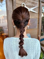 ヘアーメイクアップ ジーノ(hair&makeup gino) 編み下ろしスタイル