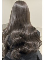 プランツヘアー 高宮店(Plants hair)&nbsp;艶感オリーブグレー×大人ロング