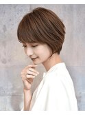 20代30代40代ベージュ暖色系カラー大人ボブ透明感小顔