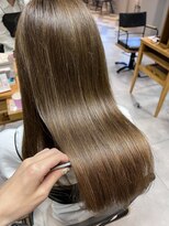 アイノアシェール 西宮(AInoa Cher) 【極上の髪質改善】プレミアムカラーエステ/オリーブベージュ