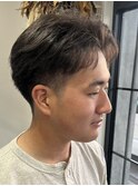 メンズカット　アップバング　リバース