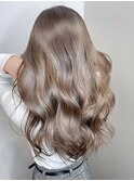 秋色◎大人可愛いショコラブラウン巻き髪ロングヘア透明感