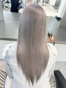 ラック 表参道(LUCK) ミルクティーグレージュ/くすみベージュ/ミニボブ/切りっぱなし