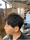 爽やかなモテシルエットのナチュラルメンズカット