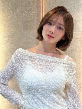 ロンドアヴァントゥス 池袋(Lond aventus) 韓国レイヤー/韓国風/ボブ/髪質改善/黒髪/ブリーチなし〔池袋〕