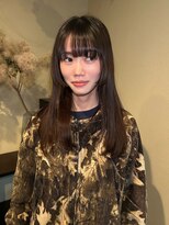 ヘアメイク エイト キリシマ(hair make No.8 kirishima)&nbsp;ワイドバング+顔周りレイヤー+ミディアムレイヤー