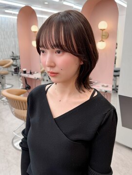 ロンド ブランシュ 錦糸町北口(Lond blanche) くびれヘア/韓国レイヤーカット/マロンベージュ/ボブ/小顔