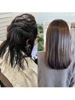 グリーンルームセカンド 結城店(GREEN ROOM. 2nd) 50代女性のふんわり縮毛矯正