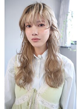 ステップボーンカット トーキョー(STEP BONE CUT TOKYO) 【ステップボーンカット】ハイトーンベージュ/ロングレイヤー