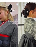 袴着付け&ヘアセット