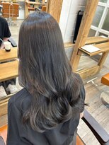 ナンバー ノード 渋谷(N° node) 韓国風ゆるふわ巻き艶髪グレージュ髪質改善トリートメント渋谷