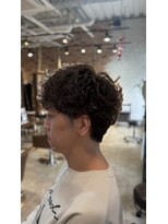 スペックホルダー(Spec Holder) フェザーパーマメンズマッシュ×スパイラルパーマ11.26
