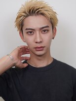 ガウディ 池袋店(Gaudi) メンズカット×スパイキーショート×前髪立ち上げ×ブリーチ