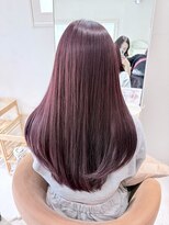 マロウイヴ(mallow eve)&nbsp;《花屋併設の美容院》ボルドーカラー