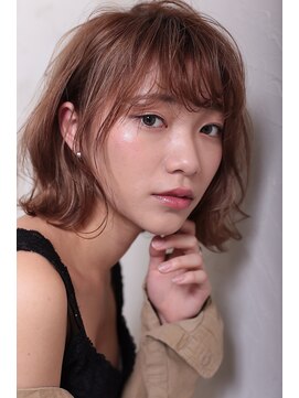 ネオリーブエクラ 上野御徒町店(Neolive eclat) エアリー　ボブ  アースカラー