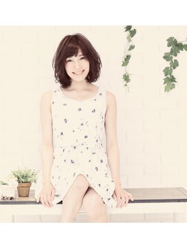 ヘアーユイット(hair huit) ふんわりウェーブボブ