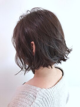 エメ バイ ヘアーポケット(aimer by hair pocket) *+aimerが叶える...褒められ朝楽ボブ×暗色アッシュグレージュ*