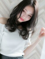 ローマ ギンザ(ROMA Ginza)&nbsp;『ROMA』美肌に見える暗髪 黒髪 大人かわいいフェザーロング