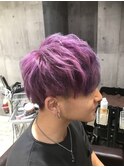 西宮/ハイライト/インナーカラー/小顔/大人可愛/ピンクベージュ