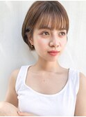 【mee.】 大人かわいいヘアココアブラウン