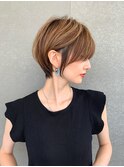 ショート/ハイライトカラー/白髪/白髪ぼかし/ブリーチ/大宮