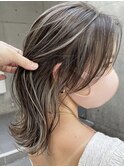ハイライトカラーフェイスレイヤーカットブリーチカラー20代30代