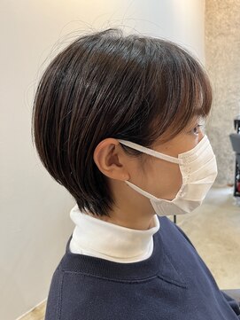 イースエモーション(ease et motion) 【天神 今泉 大名】ナチュラルショートボブ アッシュブラウン