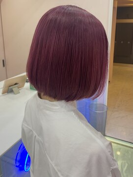 ゲーム バイ アランスミシー 横浜(GAME by Alan Smithee) ピンクカラー/ダブルカラー/ケアブリーチ/髪質改善/横浜