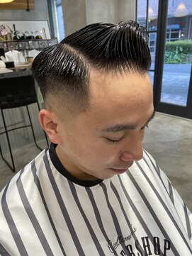 エフエム 明大前(FM) バーバー 刈り上げショート/アップバング/フェードカット
