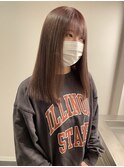 ケアブリーチダブルカラーミルクティーベージュカラー韓国ヘア