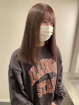 チャプター 問屋町(chapter) ケアブリーチダブルカラーミルクティーベージュカラー韓国ヘア