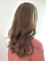 イーストハムアネーロ(EAST HAM anello) ミルクティベージュ/セミロング